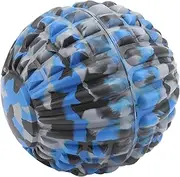 Ipetboom Camouflage Stripe Massage Ball for Foot Relaxation Eva Yoga Tool for Self Massage Pilates Fitness Training for Muscle Relief Tension Release