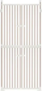 185CM Safety Gate, Retractable Pet Dog Cat Security Stair Barrier Extra Tall Fen