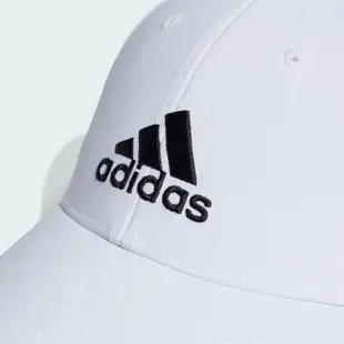【adidas 愛迪達】帽子 老帽 平紋 吸濕排汗(男/女 白 II3552 黑 IB3244)