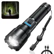 Rechargeable Flashlights High Lumens, 990000 Lumens Tactical Flashlights, Sup...