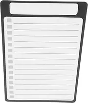 FUNNETOYU Magnetic Refrigerator Notepad Grocery List Pad Pet Writing Surface for Easy Organization Fridge Memo Notepad for Home Office Use