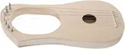 Kisangel 1 Set DIY Wooden Lyre Harp Kit for Beginners String Musical Assembly for Creative Crafting Education for Family Fun and Music Exploration
