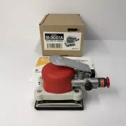 Shinano Square Pad Mini Orbital Sander Palm Grip Pneumatic Air Tool SI 3001A