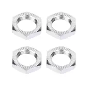 Aluminum Alloy Wheel Nuts 17mm Tool for 1/8 RC Car Silver Accessory