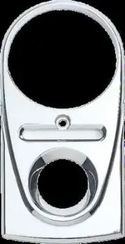 Tear Drop Upper Dash Cover Smooth Chrome Harley Softail Deluxe 06-09