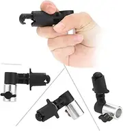 LIFKICH 3pcs Reflector Stand Clip Adapter for Light Stands Disc Holder with Easy to Assemble Photography Background Support Black