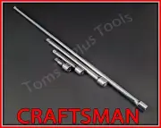 CRAFTSMAN HAND TOOLS 4pc 1/4 drive ratchet wrench socket extension set FREE SHIP