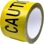 Hazard Tape - Floor Marking Tape,Marking Stripe Wear Resistance for Floor Equipment Pipes Walls for Gymnasium Hazardous Areas