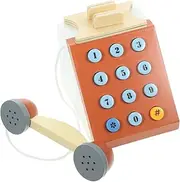 CIYODO Simulation Vintage Telephone for Design Early Educational Play Engaging Interactive Game for Develops Fine Motor Skills and Communication