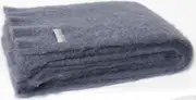 Masterweave Windermere Mohair Throw Rug - Storm