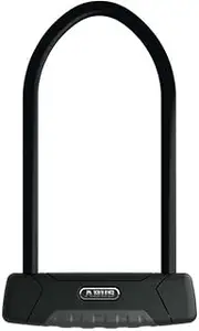 ABUS U-Lock Granit Plus 470 + SH B Bracket - Bicycle Lock with Plus Cylinder as Tamper Protection - Security Level 12