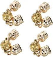 SHINEOFI Magnetic Jewelry Clasp Necklace Extender Gold DIY Jewelry Making Supplies