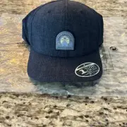 *RARE* Travis Mathew FESTIVAL Hat Snapback Adjustable Graphic Logo Patch BLUE