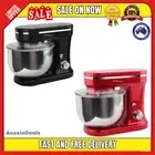 Healthy Choice 1200W Mix Master 5L Kitchen Stand (Red) w/ Bowl/ Whisk/ Beater