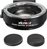 VILTROX EF-EOS M2 Auto Focus Lens Adapter 0.71x Reducer Speed Booster for Canon EF Mount Lens to Canon EF-M Mount Mirrorless Camera EOS-M M2 M3 M5 M6 M10 M50 M100