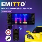 Emitto Programmable Car LED Sign Matrix Panel Foldable Display Board 70x173mm