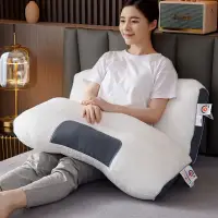 在飛比找樂天市場購物網優惠-按摩枕高端家用抗菌3D分區護頸枕芯壹對裝單雙人兒童枕