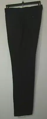 VINCE Dress Pants Flat Front Coastal Blue 100% Wool Made in Portugal Sz 34 $325