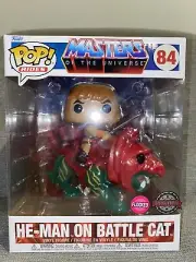 Funko Pop Rides Masters of the Universe - He-Man with Battle Cat Flocked