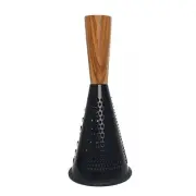 Classica Acacia Wood Handle w/ Stainless Steel Body Kitchen Grater 25cm Black