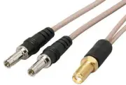 Dual Modem Patch Lead Telstra Nighthawk M2 (Netgear MR2100) SMA RG316u