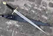 Blackfyre Sword House of Dragon, Game of Thrones Dark Sister Sword with Sheath!