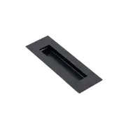 MANOVELLA Sliding Door Flush Pull - 150mm x 50mm - Matte Black