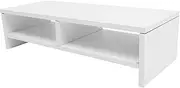 Mipcase Monitor Stand Riser for Computer Laptop Desk Shelf with Ample Storage Space Organize Documents and Stationery Enhance Workspace Productivity