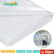 Clear Weave Plastic Greenhouse Cover Fabric Withstand UV Sunlight Cold Bird Rips