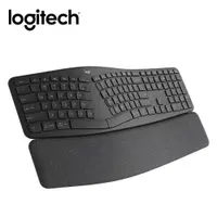 在飛比找PChome24h購物優惠-【logitech 羅技】Ergo K860 藍牙人體工學鍵