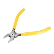 6" Electric Wire Cutter Side Cutting Diagonal Pliers Hand Tool Yellow