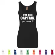 Im The Captain Get Over It Ladies Funny Boss Diva Womens Tank Tops
