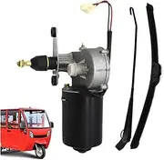 UTV Windshield Wiper Kit UTV Wiper Windshield Wipers 12V Electric Motor Power Wiper Kit Replacement Parts Window Wipers Vehicle
