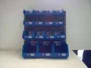 Fischer Stor-Pak Starter Kit SPK 1 Plastic Boxes with a Metal Louvre Panel