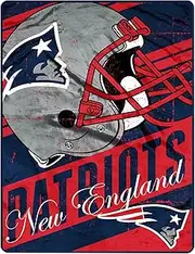 The Northwest Company NFL Micro Raschel Front & Sherpa Backing Foot Throw Blankets
