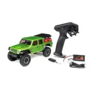 Axial 1/24 SCX24 Jeep JT Gladiator 4WD Rock Crawler Brushed RTR (Green)