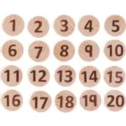 The Freckled Frog Tactile Wooden Numbers Set