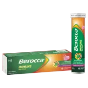 Berocca Immune Daily Defence Effervescent Tablets 15 Pack – Blackcurrant Flavour