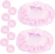 BESTYASH 10pcs Ballerina Hair Accessories Invisible Mesh Hair Bun Nets for Elegant and Discreet Design for Ballet Gymnastics and Daily Use Quick Installation Safe and Durable