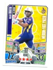 2013-2014 IPL - card 80 - Kolkata Knight Riders player - Rajat Bhatia