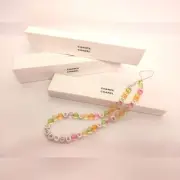 Chanel Chance Pastel Beaded Bracelet Letter Beads