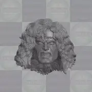 Ultimate Gambit v3 custom head for Marvel Legends & 1:12 & 1:6 & more figures