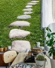 3D Grass Stones G7509 Wallpaper Wall Murals Removable Self-adhesive Erin