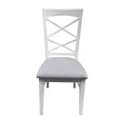 VI Hamilton Solid Timber Dining Chair with Fabric Seat