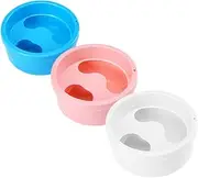 NULYLU Manicure Bowl Set 3pcs Finger Soaking Bowls Nail Art Accessories for Salon Home Use