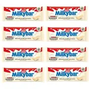 935438 8 x 90g PACKET NESTLE MILKYBAR SMOOTH AND CREAMY WHITE CHOCOLATE BLOCK