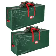 2x Large Home Storage Bag Waterproof for Xmas Christmas Tree Clothes Quilt Pillow Moving House Model#135 Size 135x34x68cm