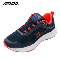 在飛比找momo購物網優惠-【ARNOR】阿諾 輕量慢跑鞋 男鞋 藏藍橘(ARMR331