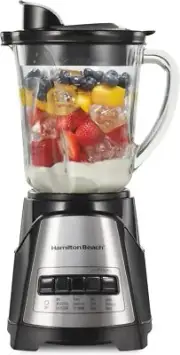 Hamilton Beach Power Elite Wave Action Blender For Shakes and Smoothies,