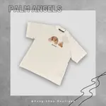 【FONG-SHOP】PALM ANGELS 經典斷頭熊 白色短袖